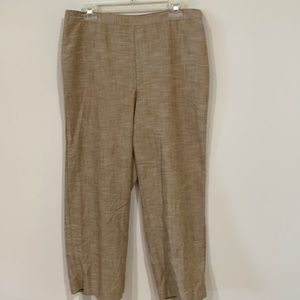 Alfred Dunner Tan Trouser